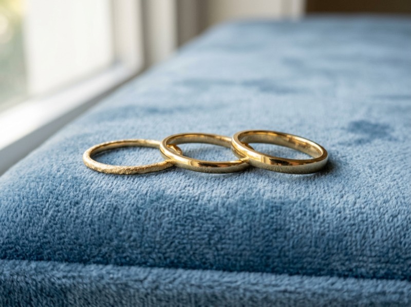 Stackable band ring
