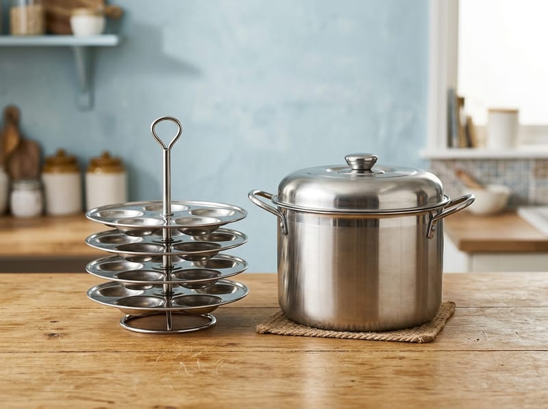 Idli steamer, 4 plates