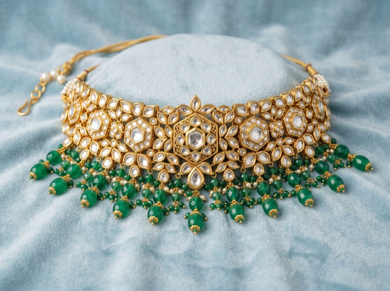 Kundan bridal choker