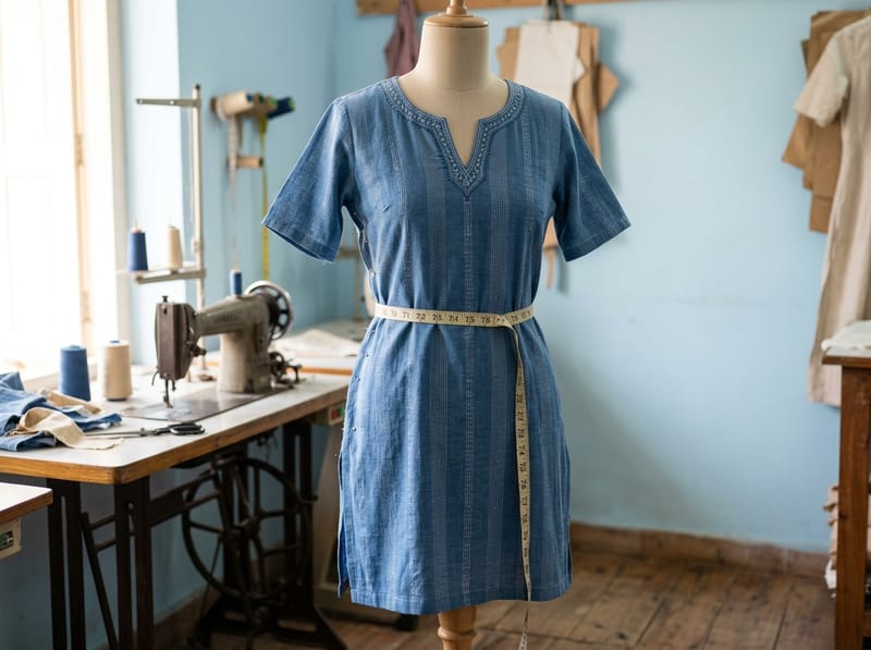 Kurta and dress fitting