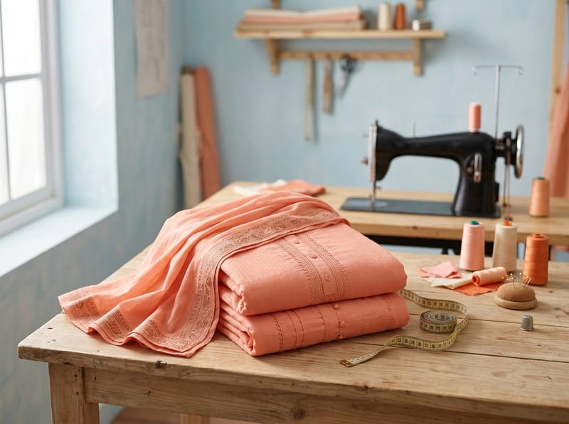 Salwar suit stitching