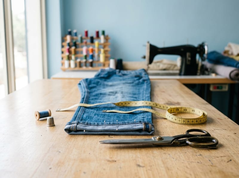 Trouser hemming